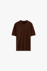 Johnny Collar Textured Polo